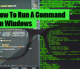 How to run a command on windows