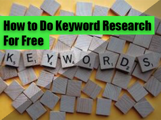 How to do Keyword Research for free