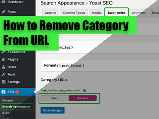 How to remove category from URL